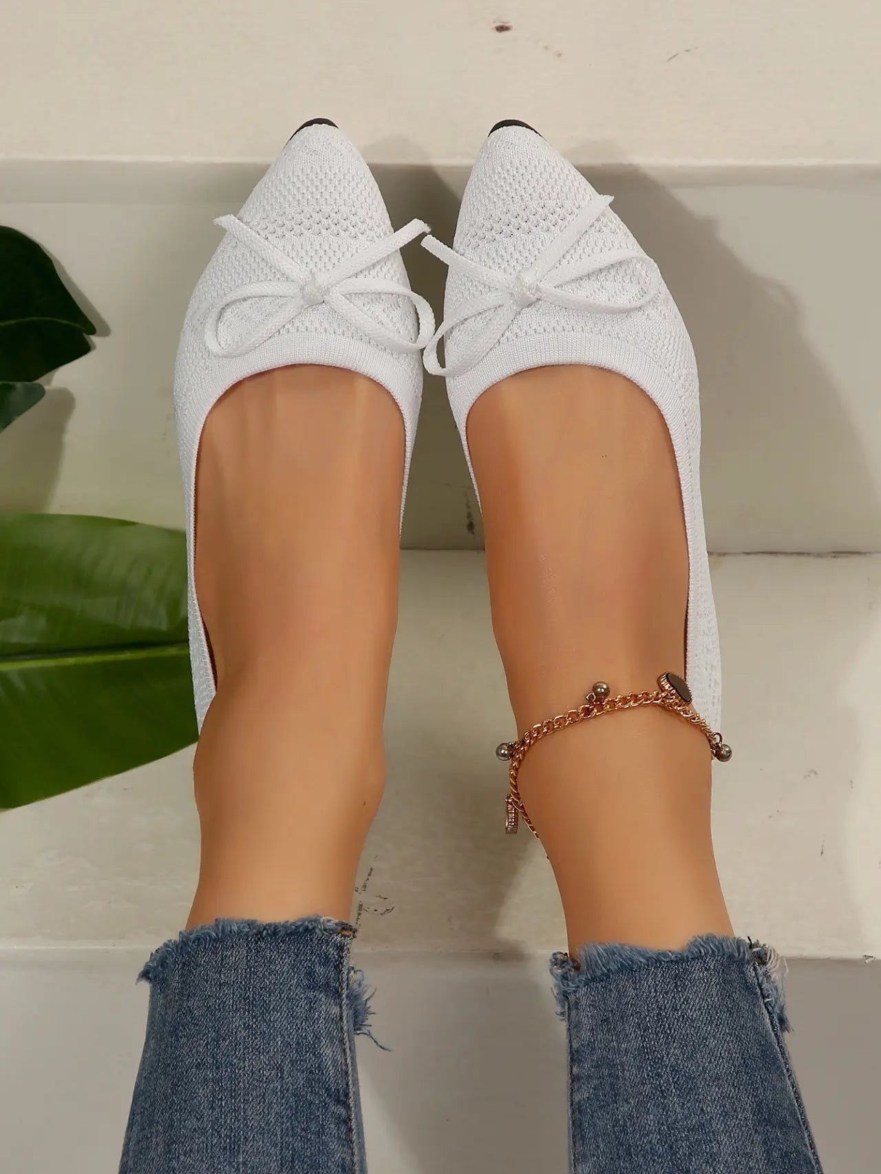 Ballerines Femme Décontractées Talon Plat Confort Mode Été