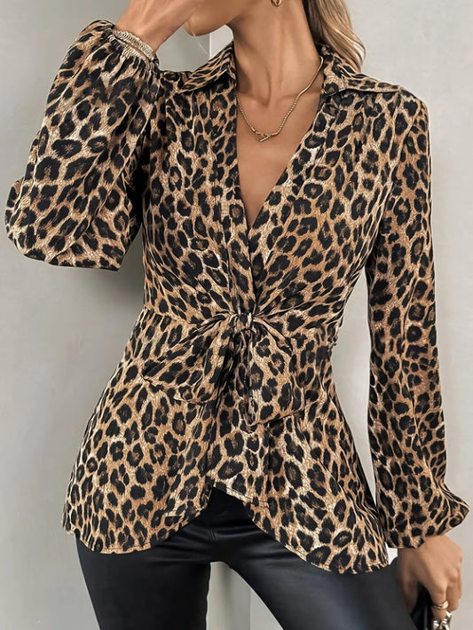 Cardigan femme imprime leopard tendance SecretBombe