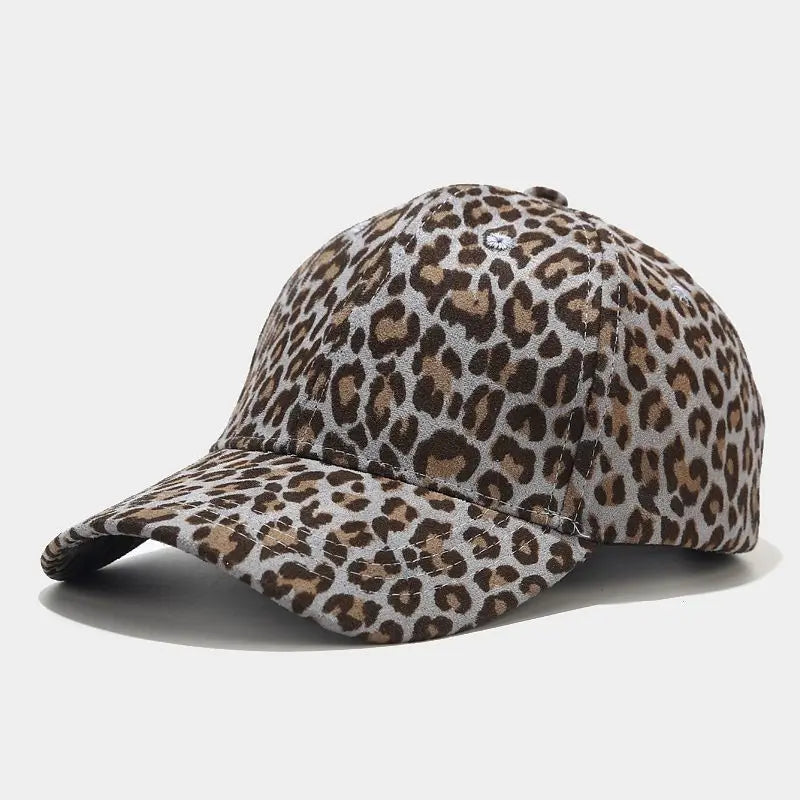 Casquette léopard gris femme – tendance printemps été automne