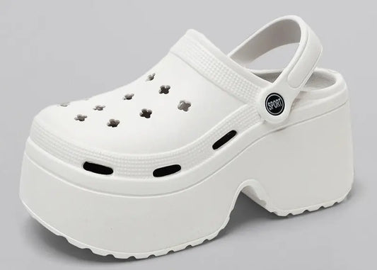 Crocs femme sabots tendance blanc waterproof