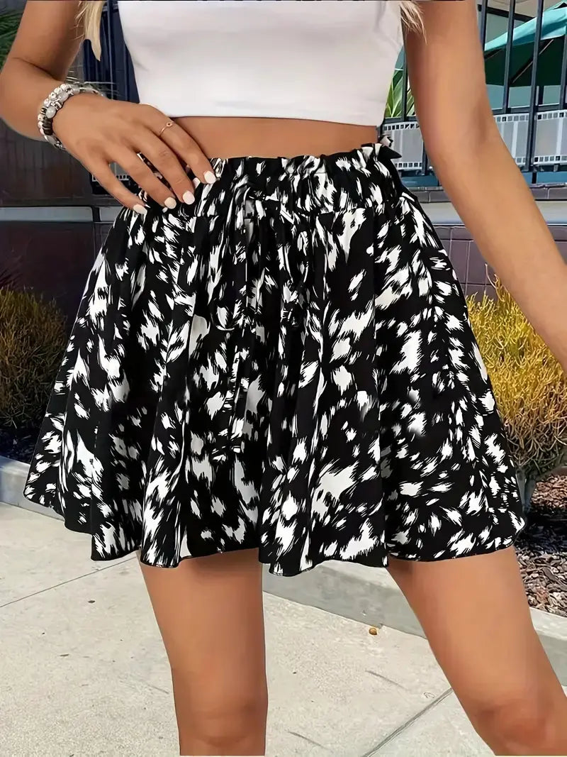 Jupe-Short Femme Léger Élégant Mode Décontractée
