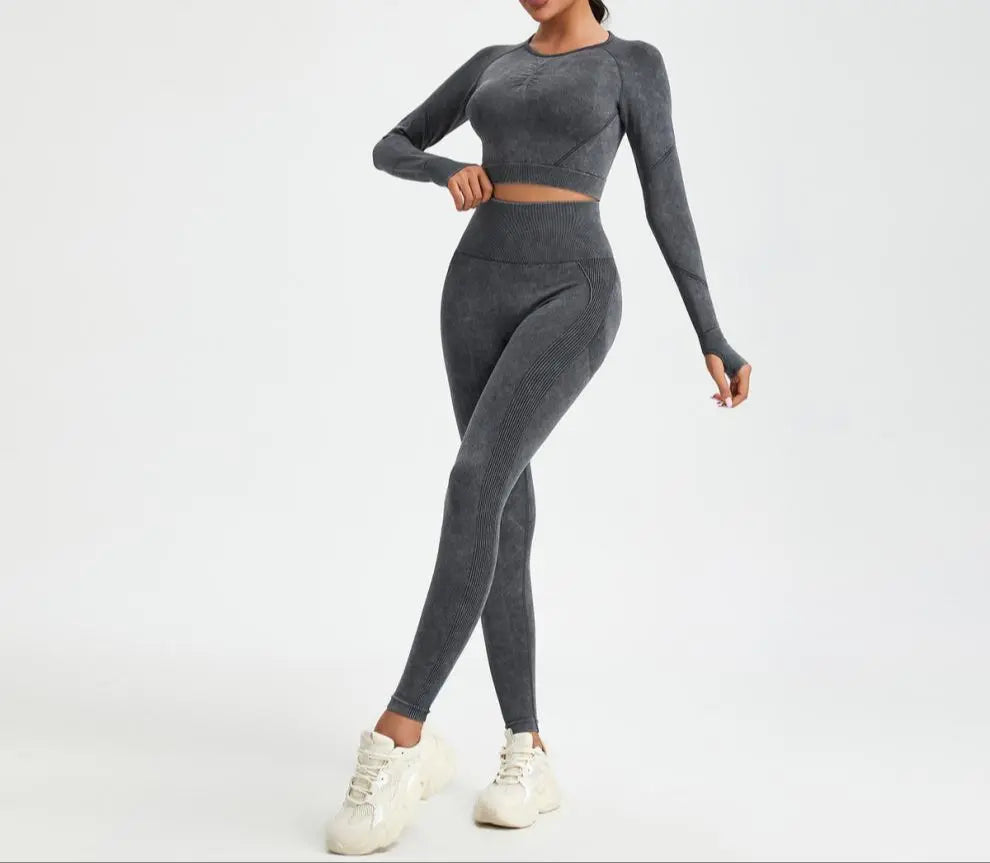 Legging noir de sport vue de profil, confortable et respirant