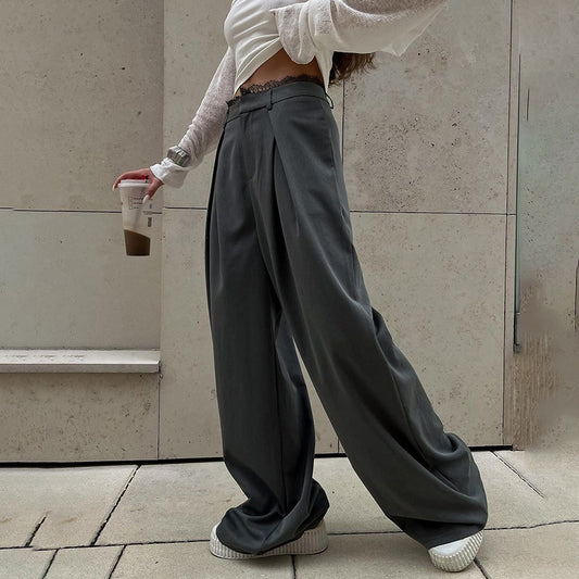 Pantalon ampleà pinces look urbain