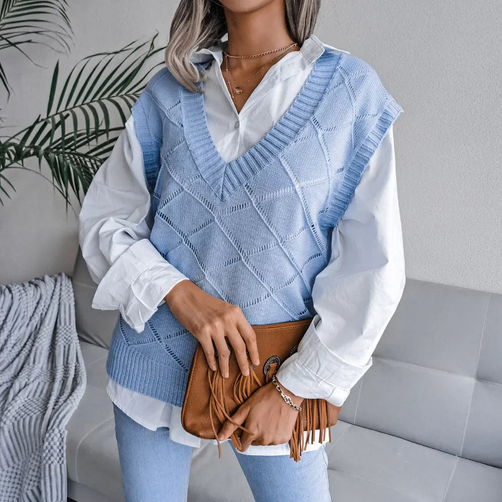 Pull femme maille douce col V SecretBombe