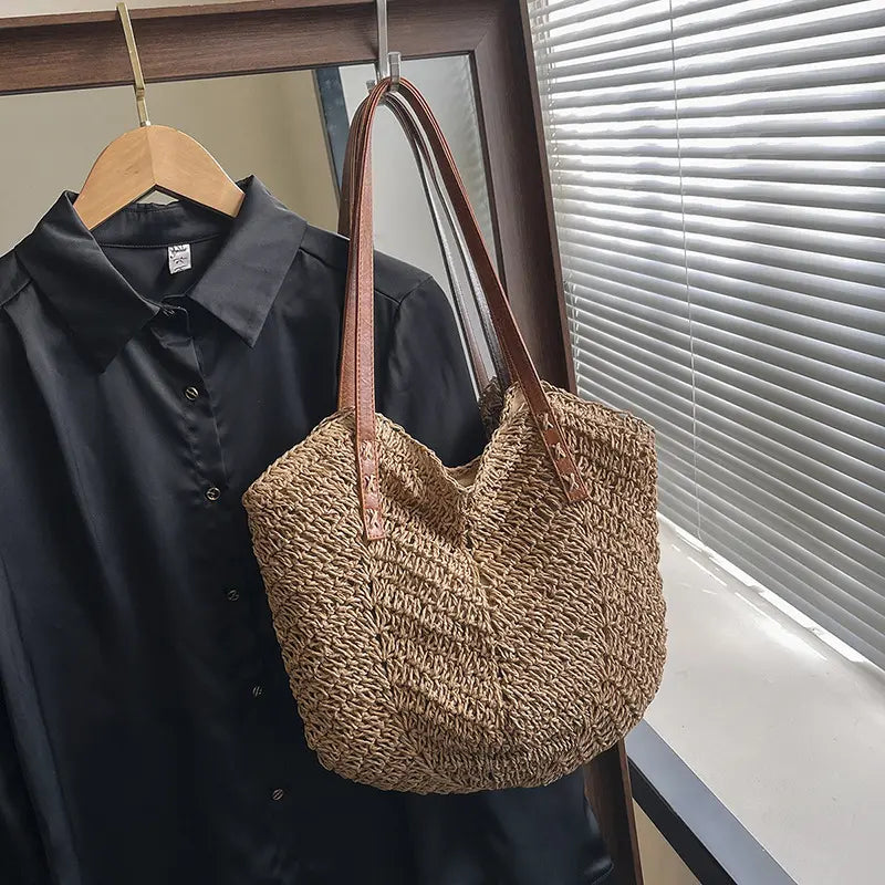 Sac femme en coton/lin blanc, forme carrée verticale, idéal pour le quotidien