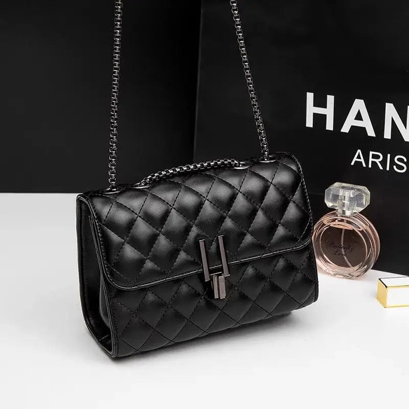 Sac femme noir en cuir vegan chic et moderne