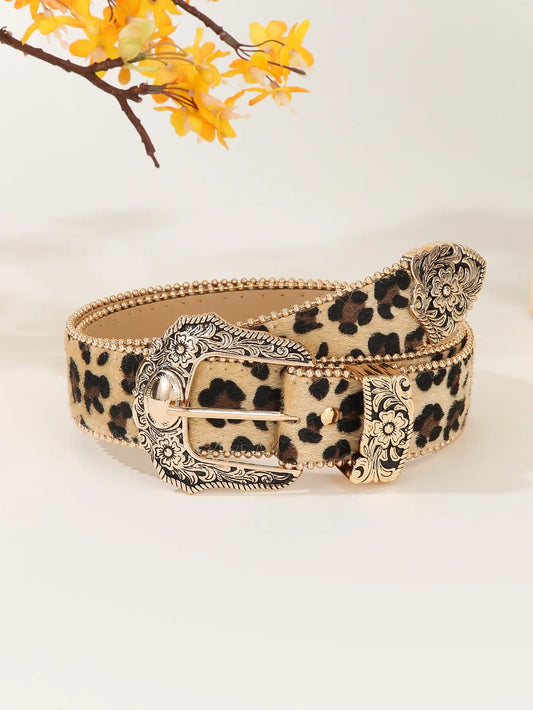 Ceinture SecretBombe femme léopard 103 cm accessoire mode élégant
