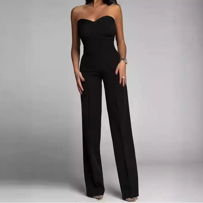 Combinaison noire minimaliste glamour femme SecretBombe