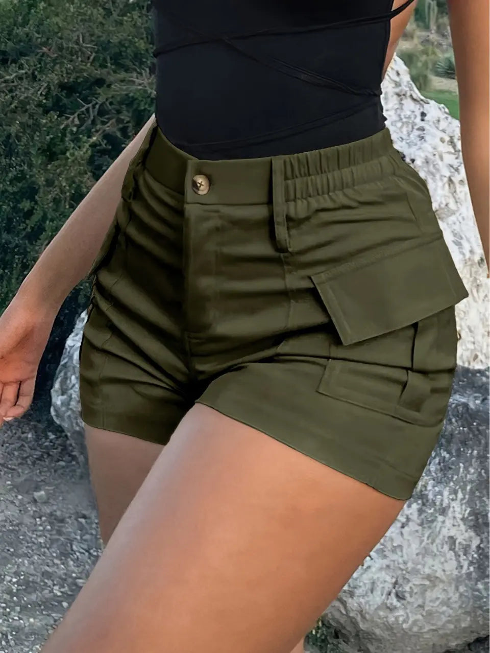 Short femme ajusté, confortable & élégant avec une touche de caractère