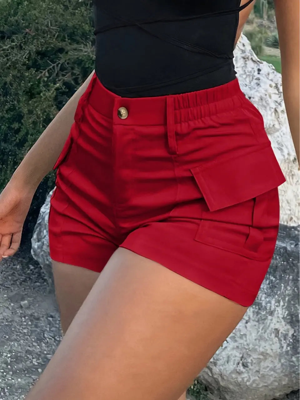 Short femme ajusté, confortable & élégant avec une touche de caractère