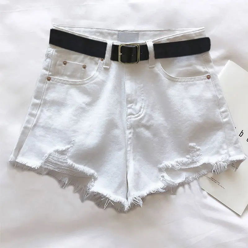 Short femme décontracté & tendance, coupe flatteuse avec finition vintage