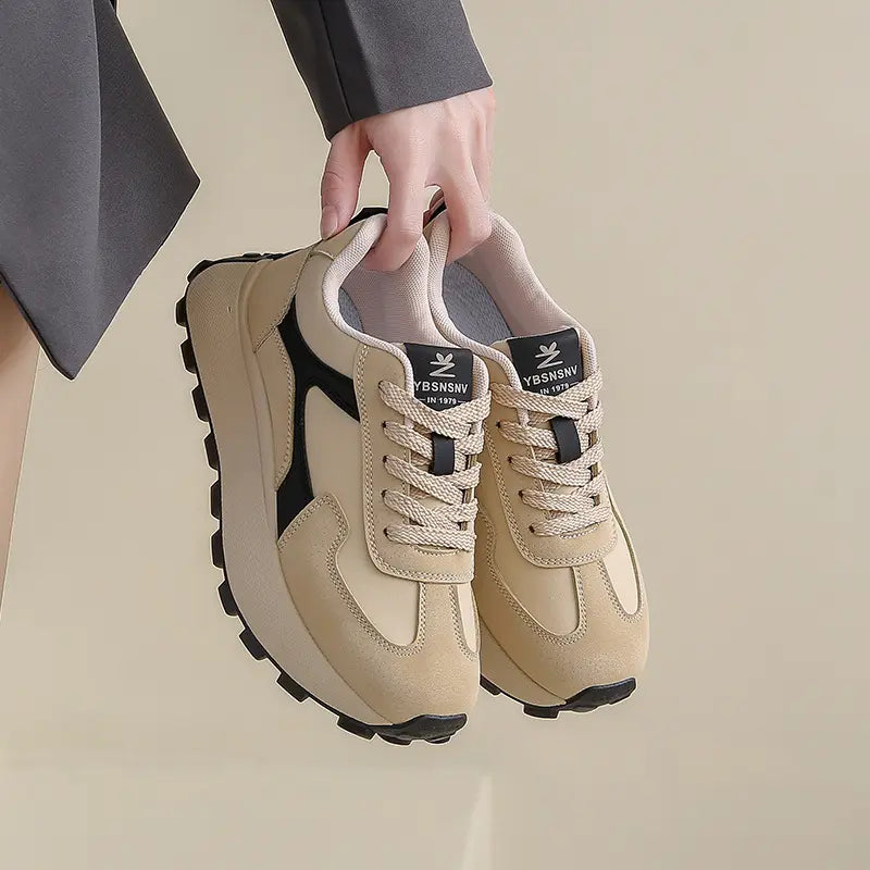 Sneakers femme pointure 37 confortables avec couture apparente