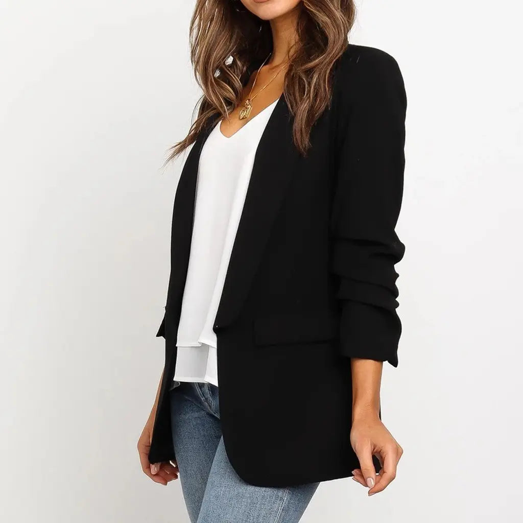 Veste tailleur femme style streetwear coupe moderne et fluide