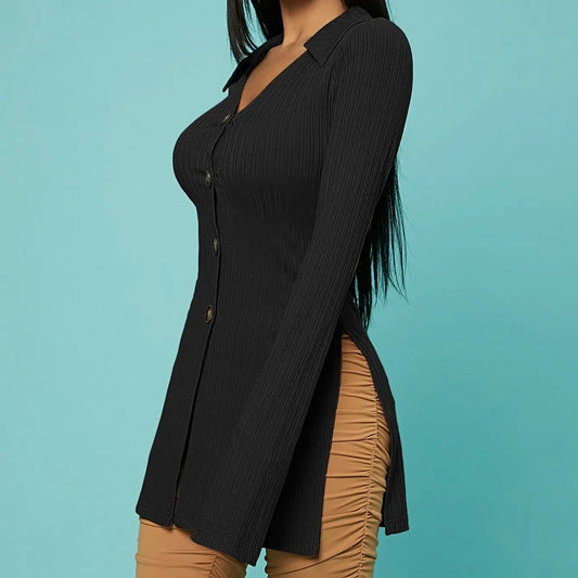 Top femme léger et confortable, style décontracté, parfait pour l’automne et l’hiver