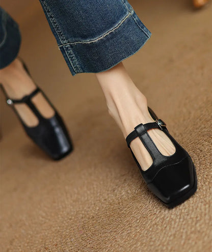 Escarpins femme style chic talon épais