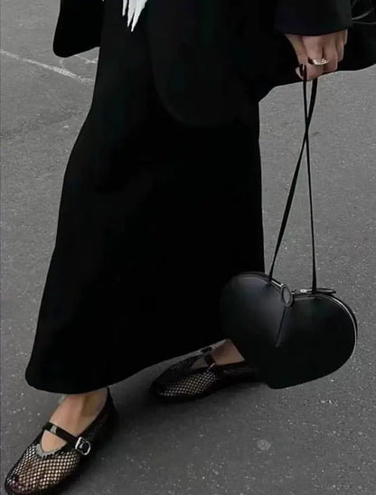 Ballerines ajourées beige et noir au style chic et moderne - SecretBombe