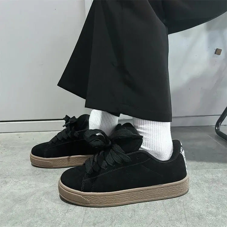 "Chaussures femme noires casual bout rond plateforme imperméable pointure 39"
