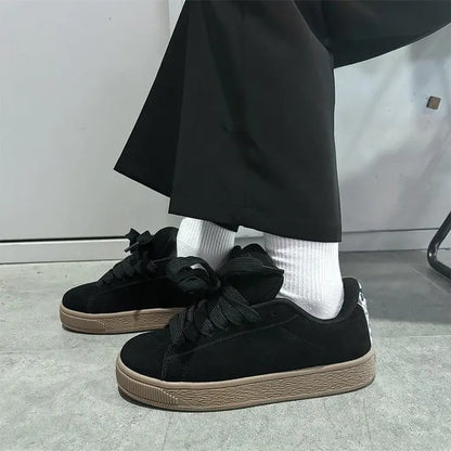 "Chaussures femme noires casual bout rond plateforme imperméable pointure 39"
