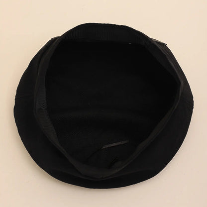 Béret femme élégant noir look tendance SecretBombe