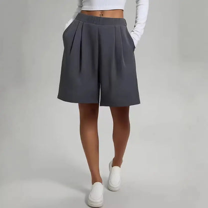 Bermuda gris femme au style casual SecretBombe
