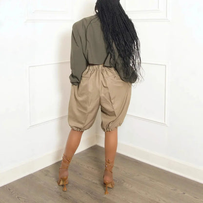 Bermuda femme à taille haute disponible en plusieurs coloris SecretBombe.