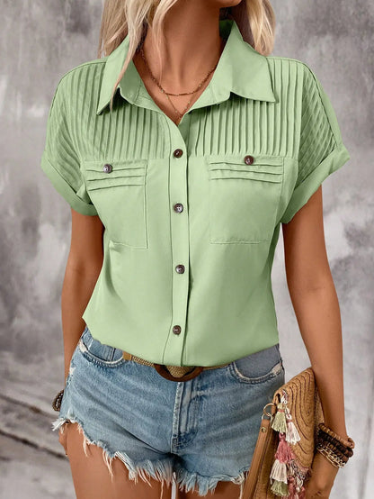 Blouse femme fluide manches courtes SecretBombe