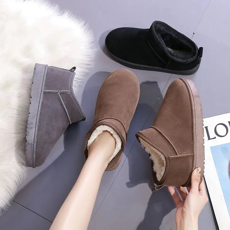Les Bottines Mode Hiver Confort et Style avec Intérieur Fourrure