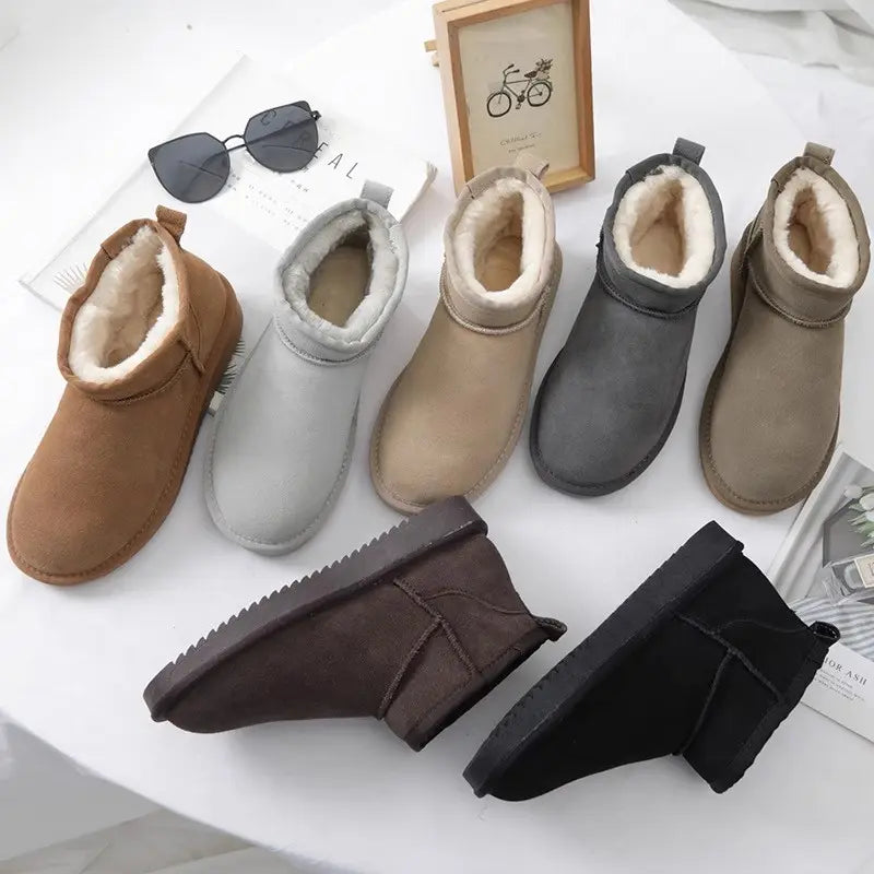 Collection complète des bottines d’hiver femme en 7 couleurs