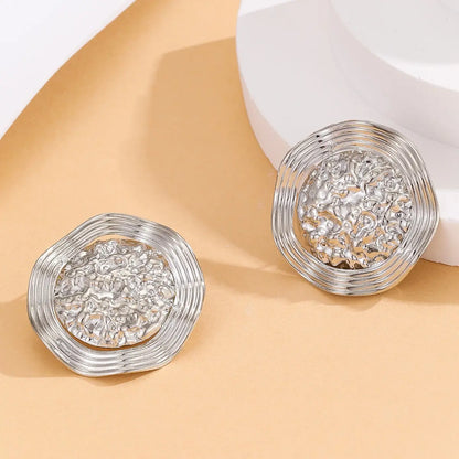 Boucles d’oreilles minimalistes et géométriques, bijoux modernes et élégants