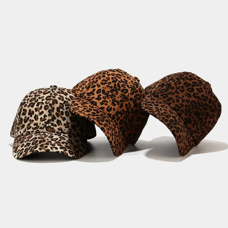 Casquette femme léopard marron foncé streetwear SecretBombe