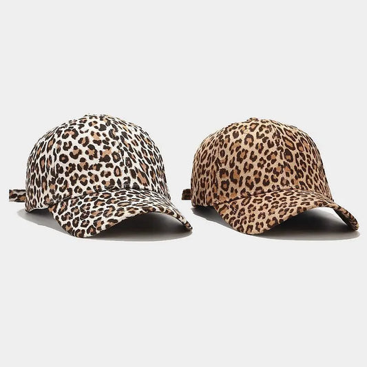 Casquette léopard été légère en polyester – protection solaire efficace