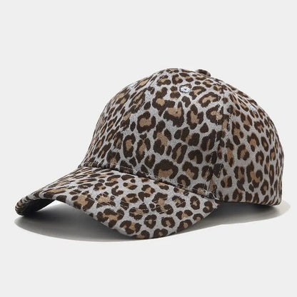 Casquette léopard gris femme – tendance printemps été automne