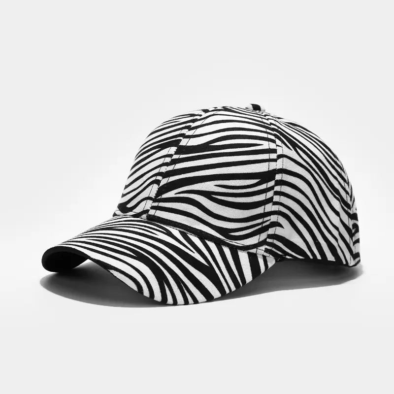 Casquette femme motif zèbre blanc tendance SecretBombe
