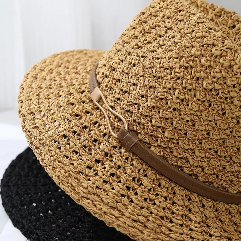 Chapeau femme paille  protection soleil SecretBombe