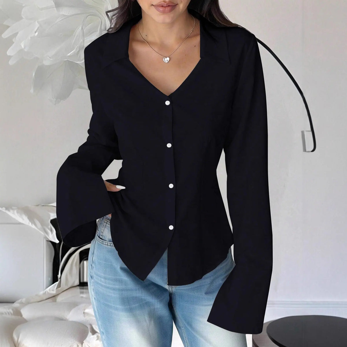 Chemise femme cintrée style urbain chic SecretBombe