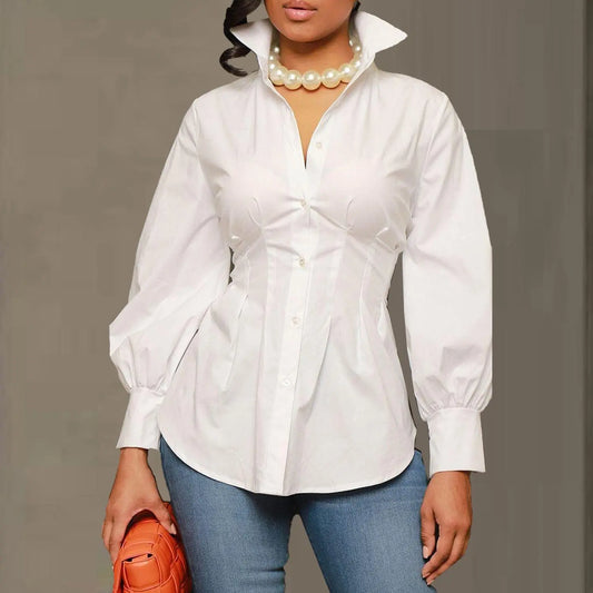 Chemise polyester légère femme facile à assortir