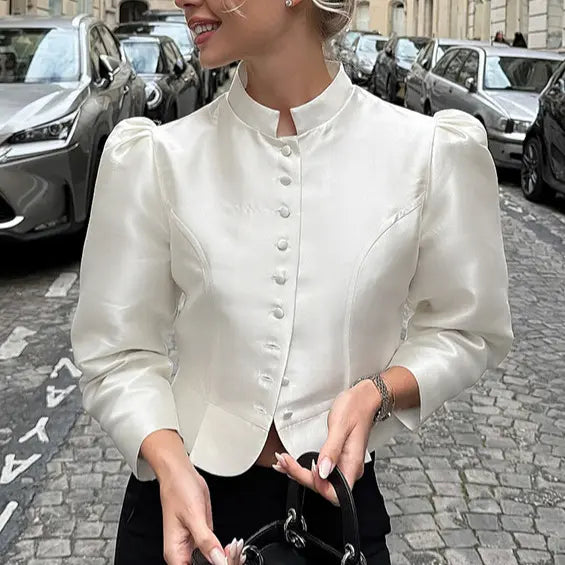 Chemise femme blanche élégante pour tenue professionnelle – secretbombe
