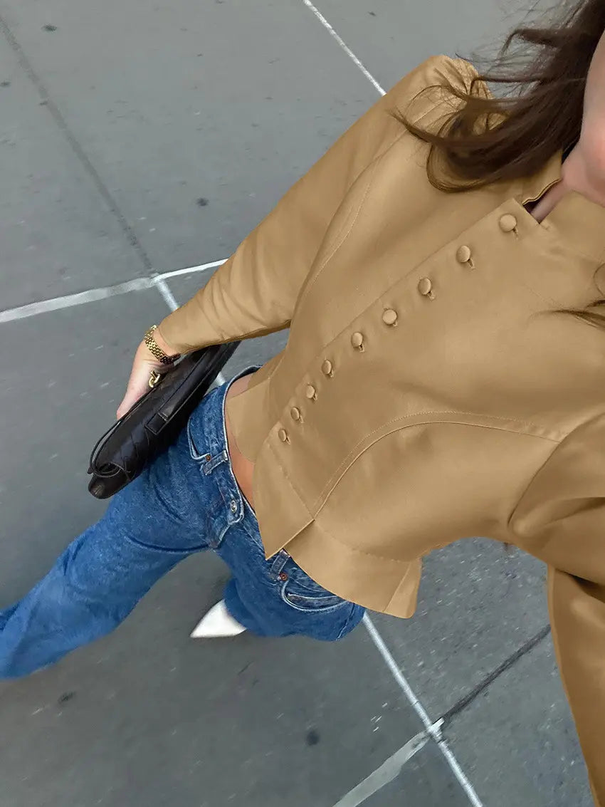 Chemise femme dorée chic style bureau moderne – secretbombe