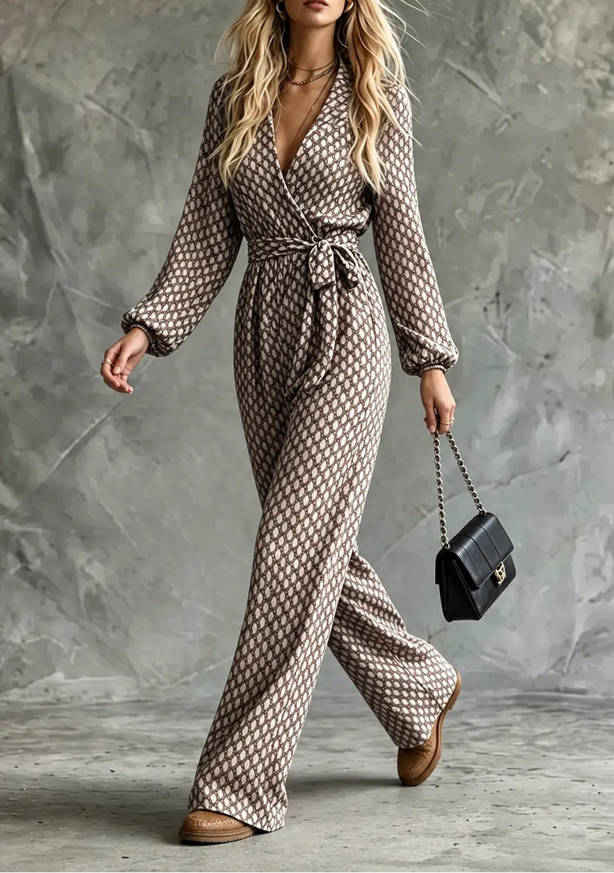 Combinaison femme imprimée au style chic et élégant SecretBombe