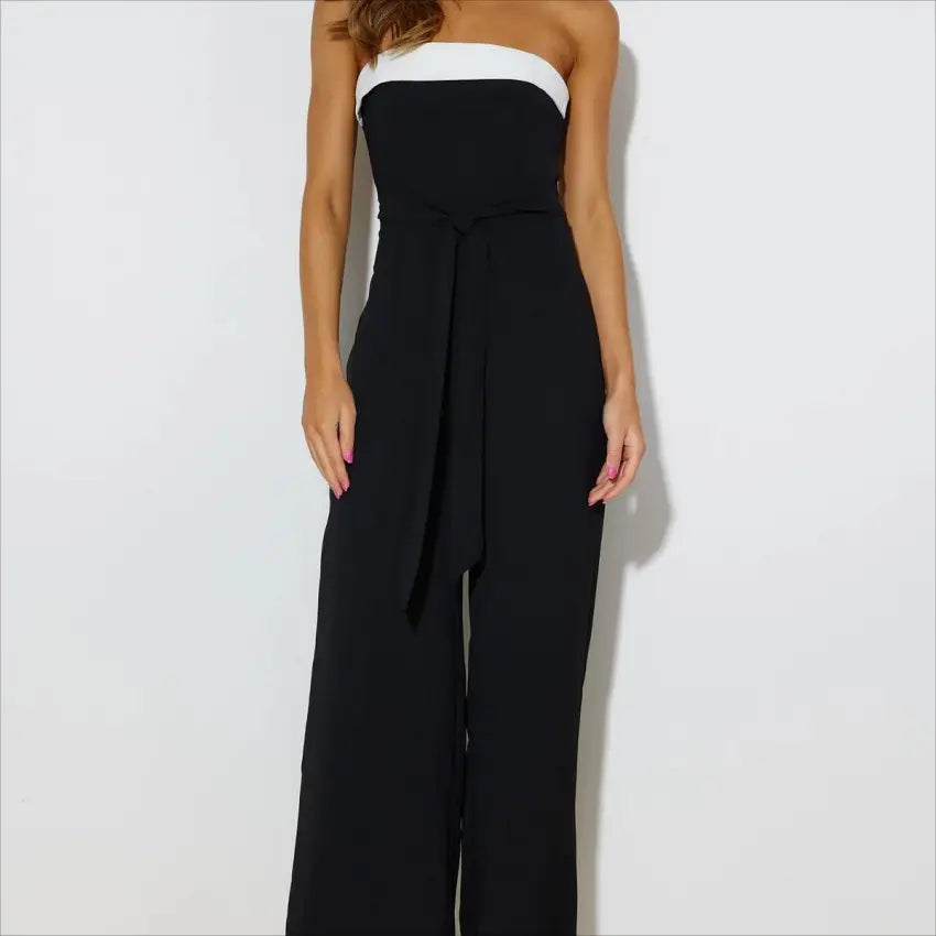 Tenue chic soirée femme combinaison noire SecretBombe