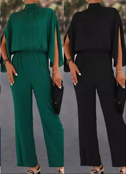 Combinaison femme noire à taille marquée et coupe élégante SecretBombe