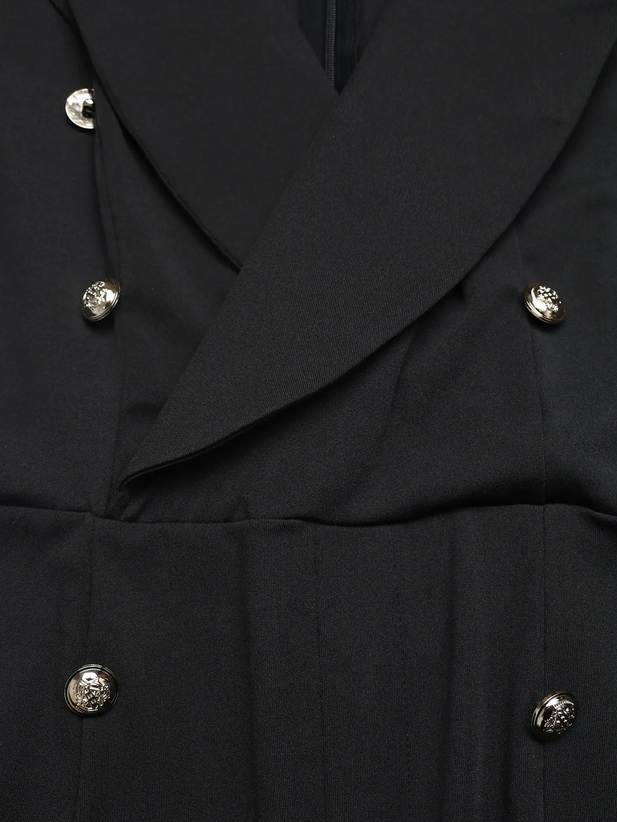 Combinaison noire femme avec fentes sur le devant du pantalon SecretBombe