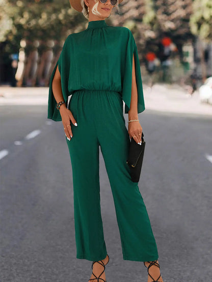Combinaison pantalon femme verte pour un look chic SecretBombe
