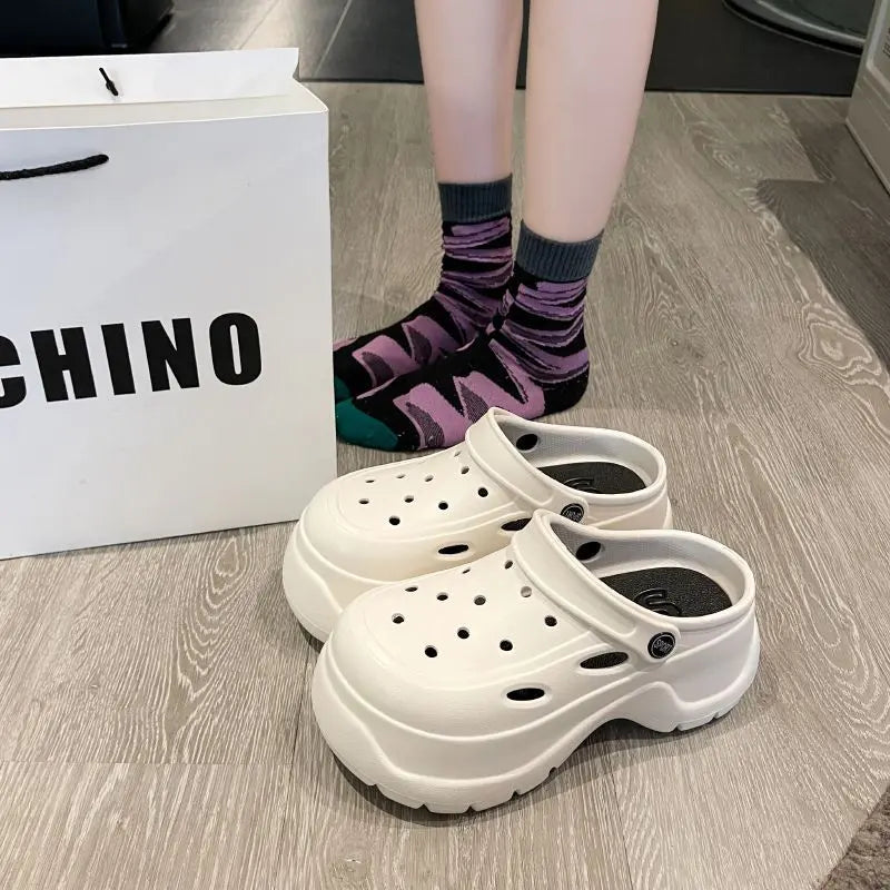 Crocs femme blancs légers et waterproof