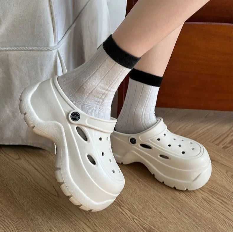 Crocs femme blancs légers et waterproof