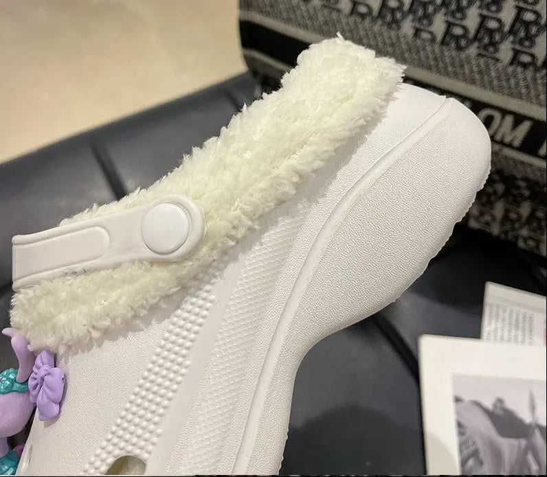 Collection hiver SecretBombe – crocs fourrées pour femme tendance