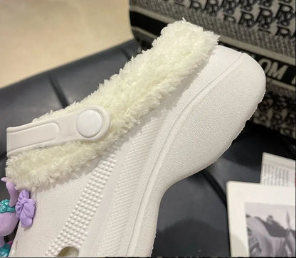 Collection hiver SecretBombe – crocs fourrées pour femme tendance