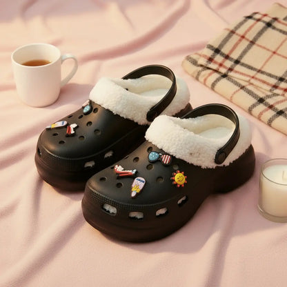 Collection hiver SecretBombe – crocs fourrées pour femme tendance