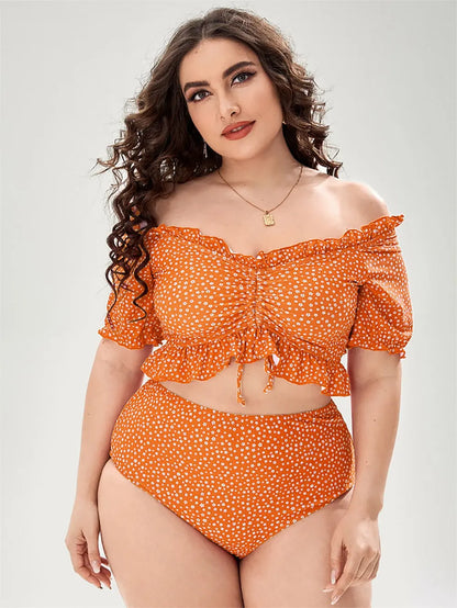 Maillot de bain femme disponible en orange, rouge et vert - SecretBombe
