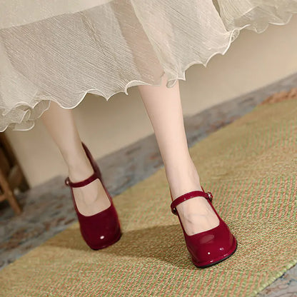 Escarpins femme avec bride à boucle style princesse chic – secretbombe
